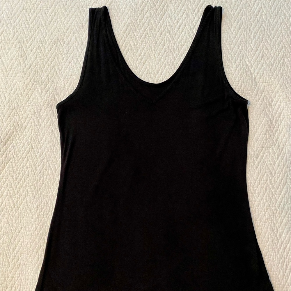 Black Sleeveless Women's Top